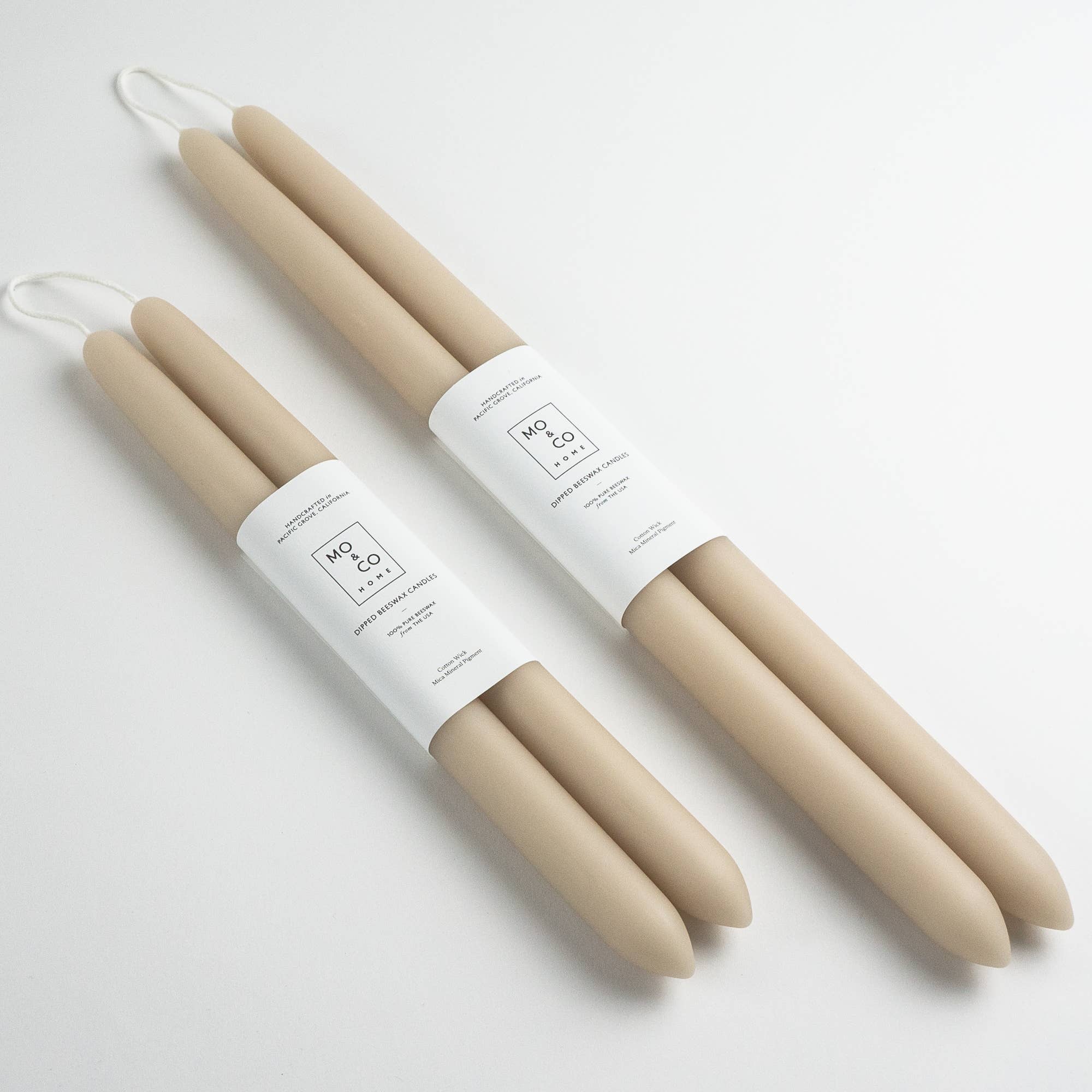Hand-Dipped Tapers | Clay - pretti.cool