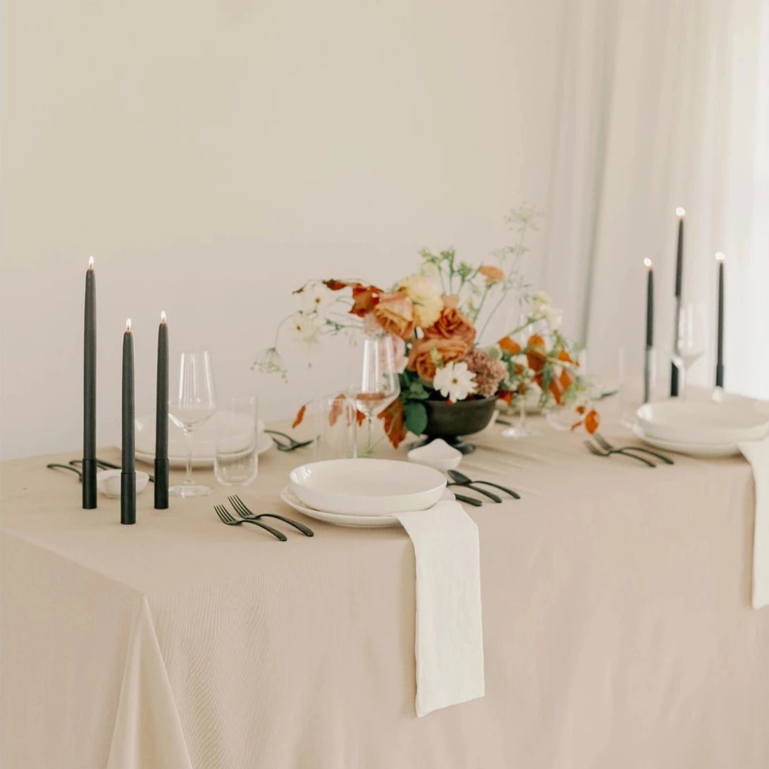 Hand-Dipped Tapers | Charcoal - pretti.cool