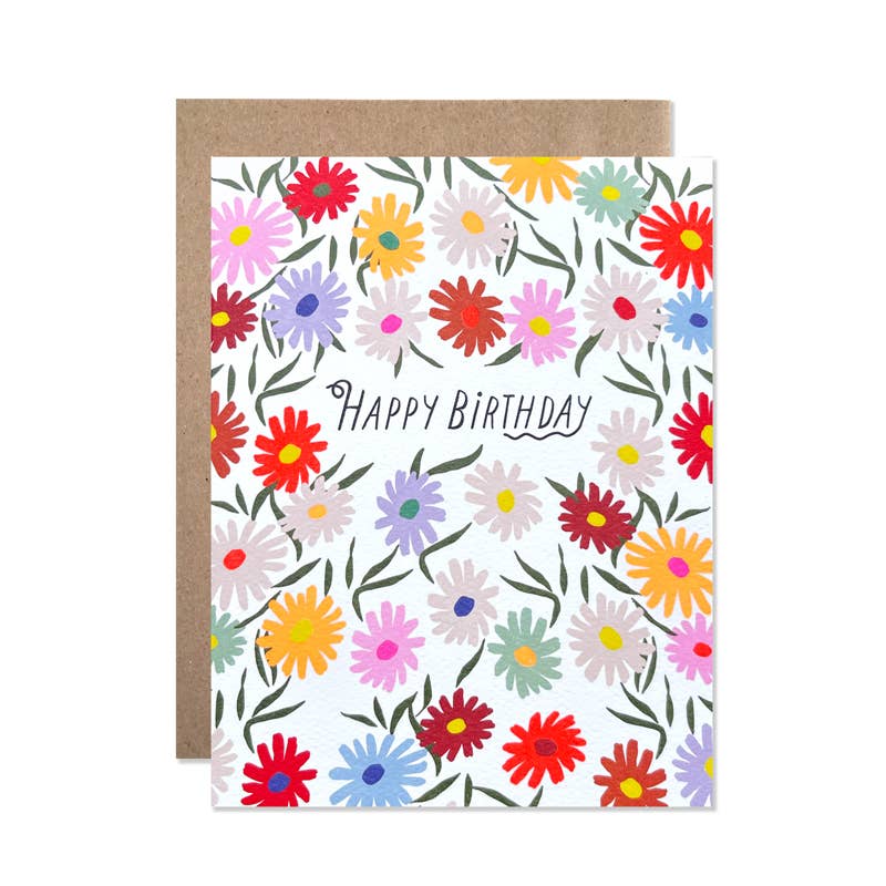 Wild Daisies Birthday Card - pretti.cool