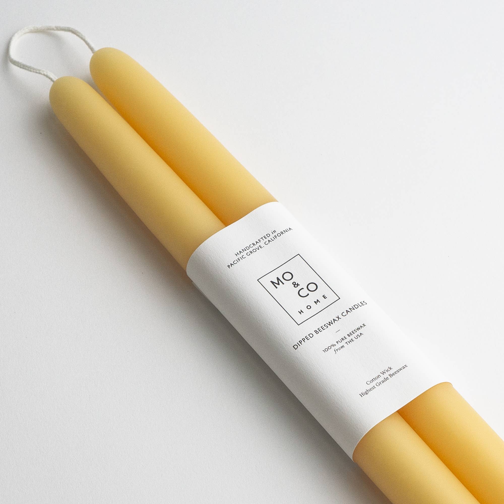 Hand-Dipped Tapers | Natural Gold - pretti.cool