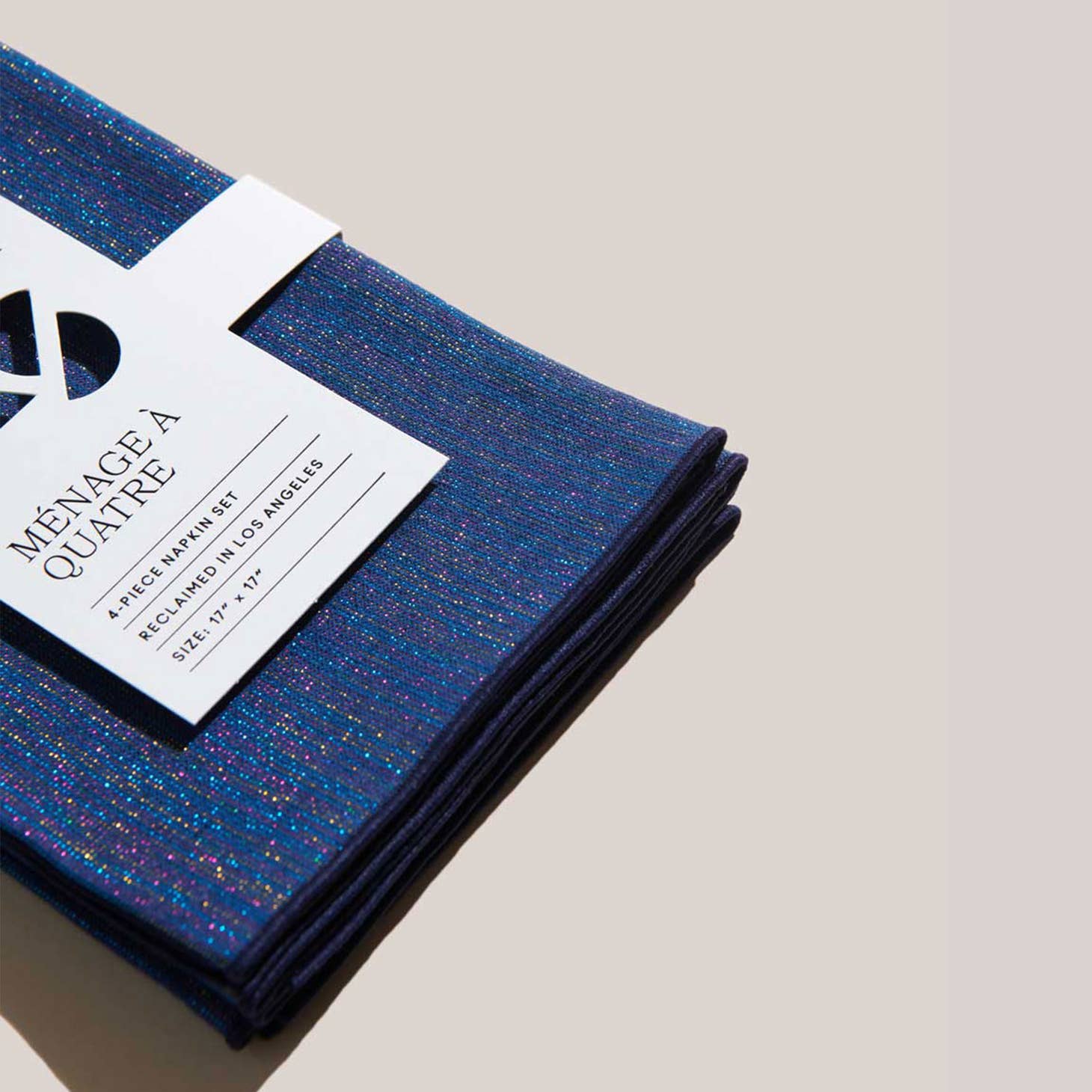 Linen Napkins, Set of 4 | Sapphire - pretti.cool