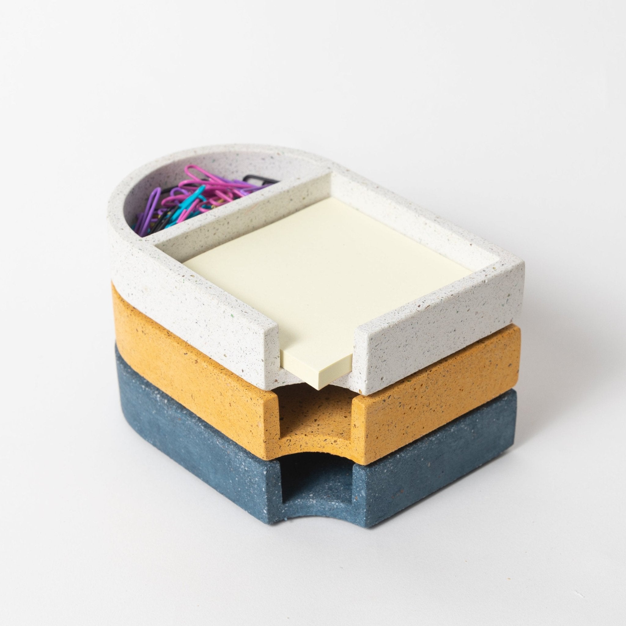 Sticki Note Holder | Marigold Terrazzo - pretti.cool
