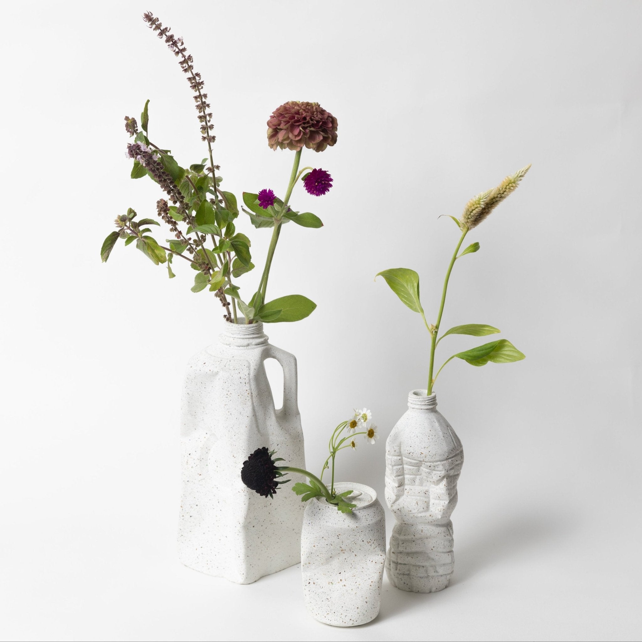 Garbage Collection: Complete Set | White Terrazzo - pretti.cool