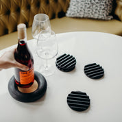 Coaster Set | Black Terrazzo - pretti.cool