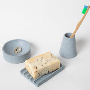 Soap Dish | Light Blue Terrazzo - pretti.cool