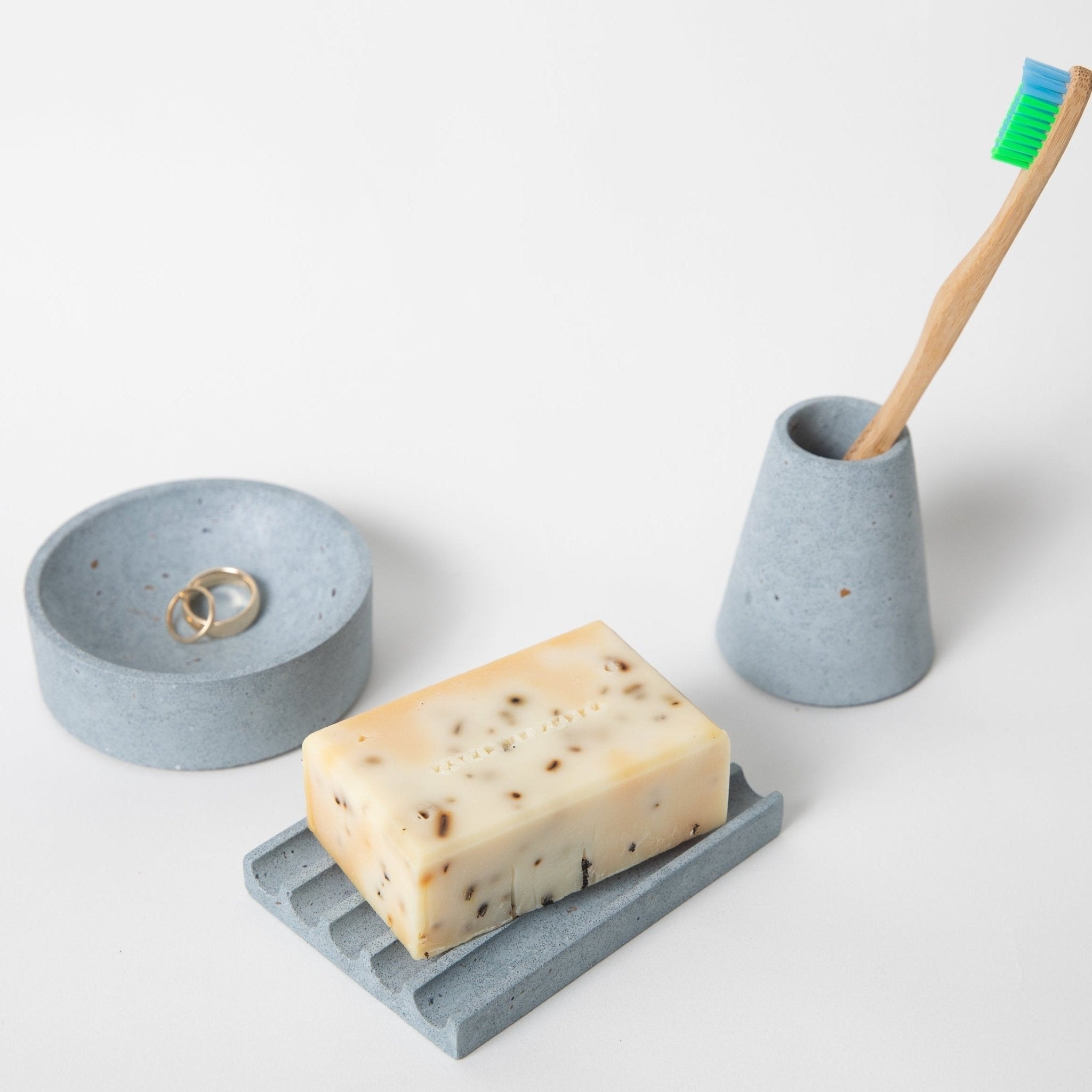 Soap Dish | Light Blue Terrazzo - pretti.cool