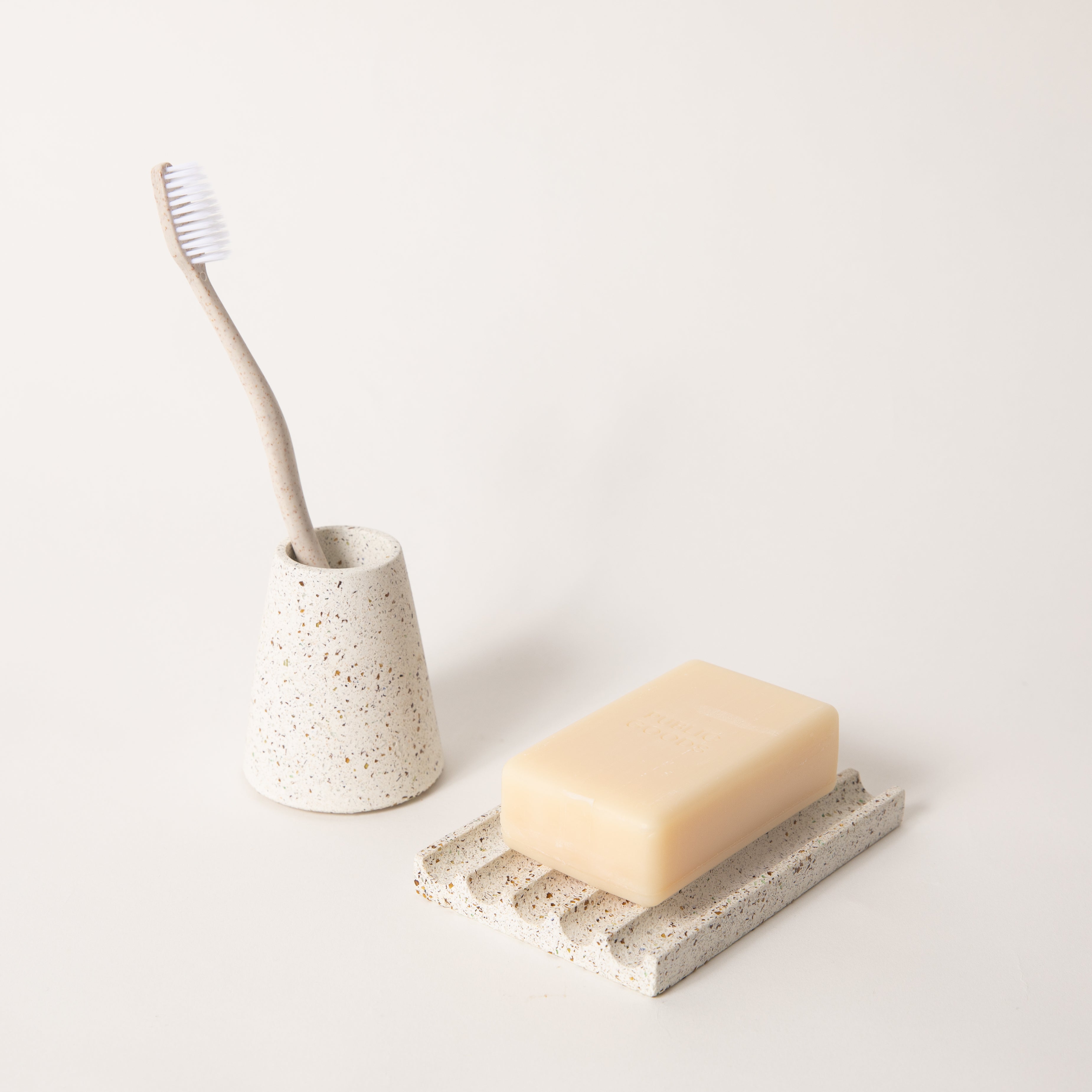 Soap Dish & Toothbrush Holder Set - pretti.cool