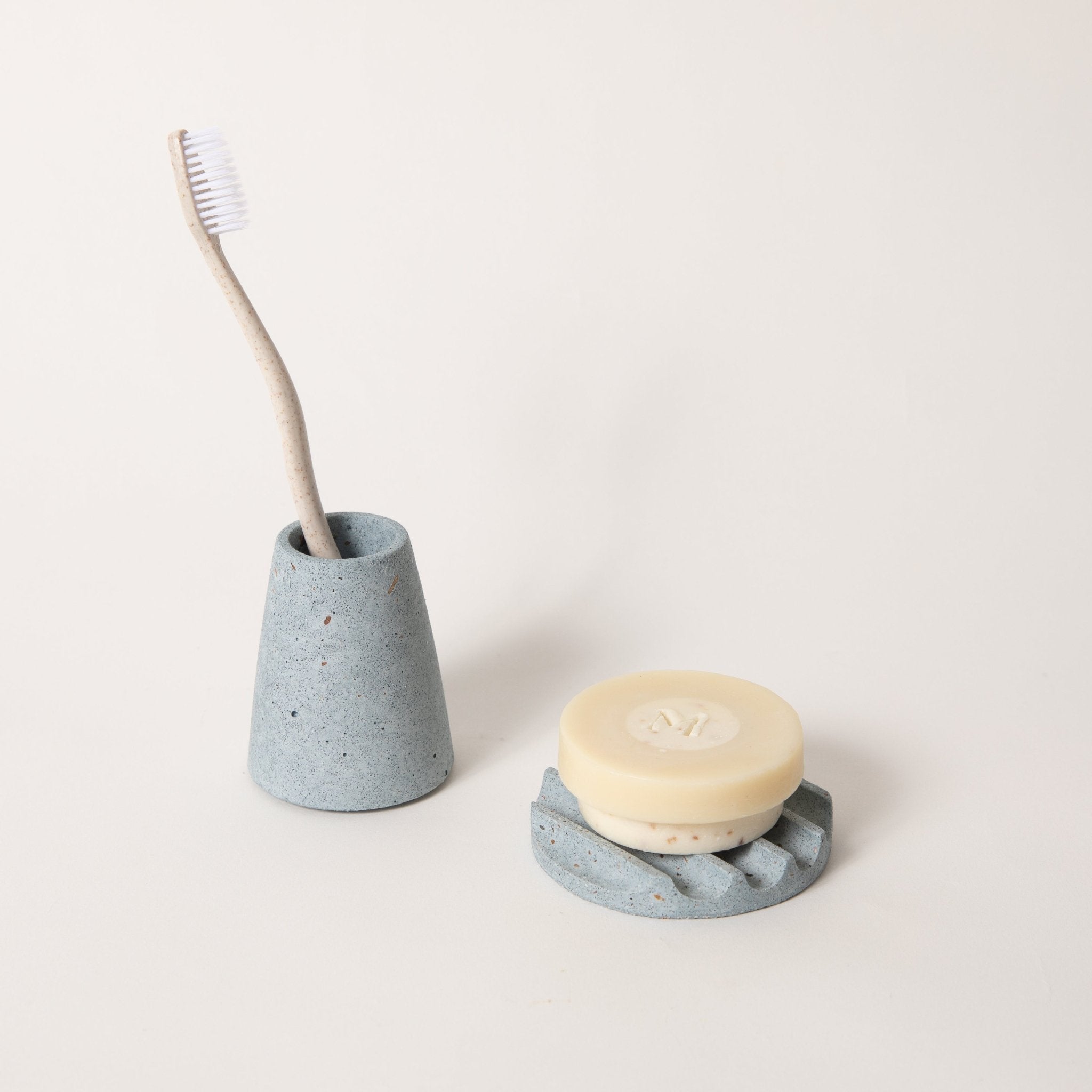 Mini Soap Dish | Light Blue Terrazzo - pretti.cool