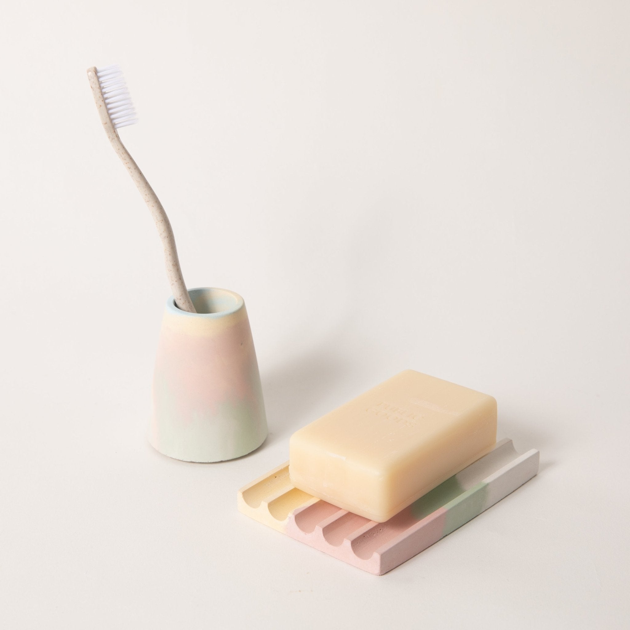Soap Dish & Toothbrush Holder Set - pretti.cool