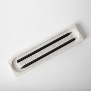 Pencil Tray | White Terrazzo - pretti.cool