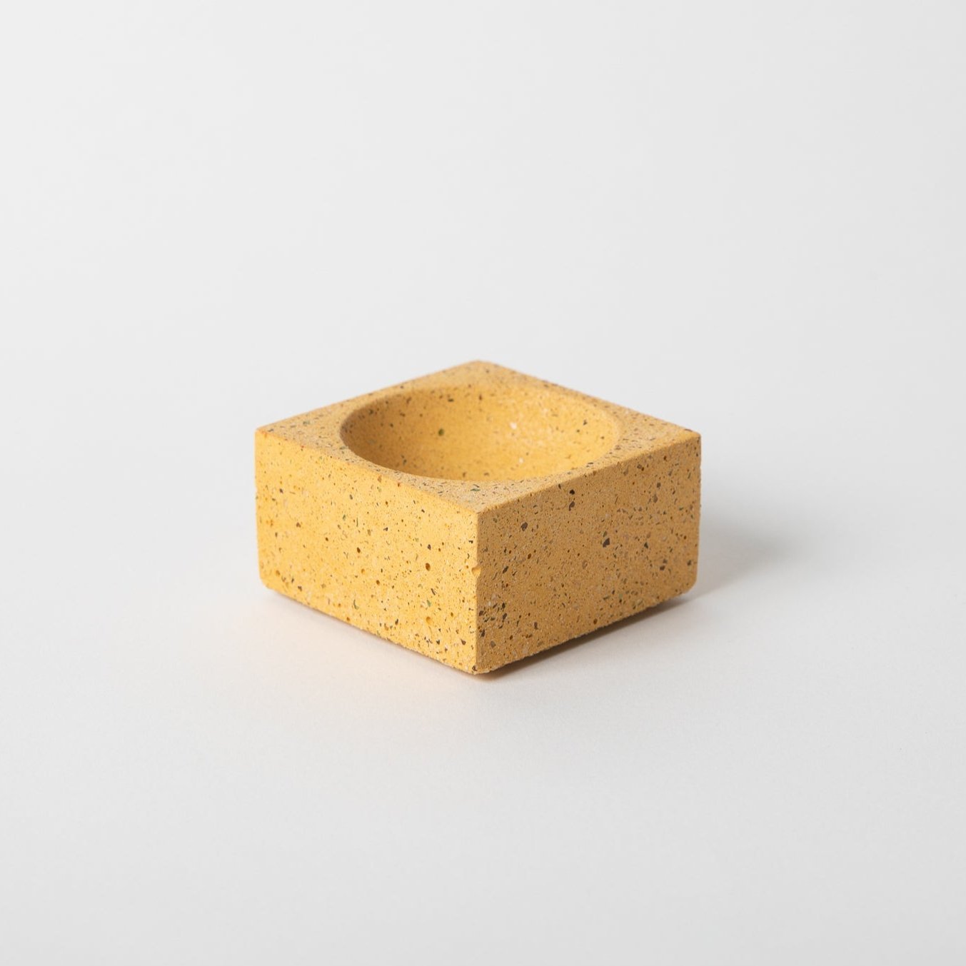 Square Incense Holder | Marigold Terrazzo - pretti.cool
