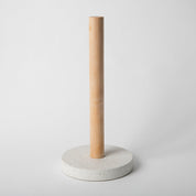 Paper Towel Holder | White Terrazzo - pretti.cool