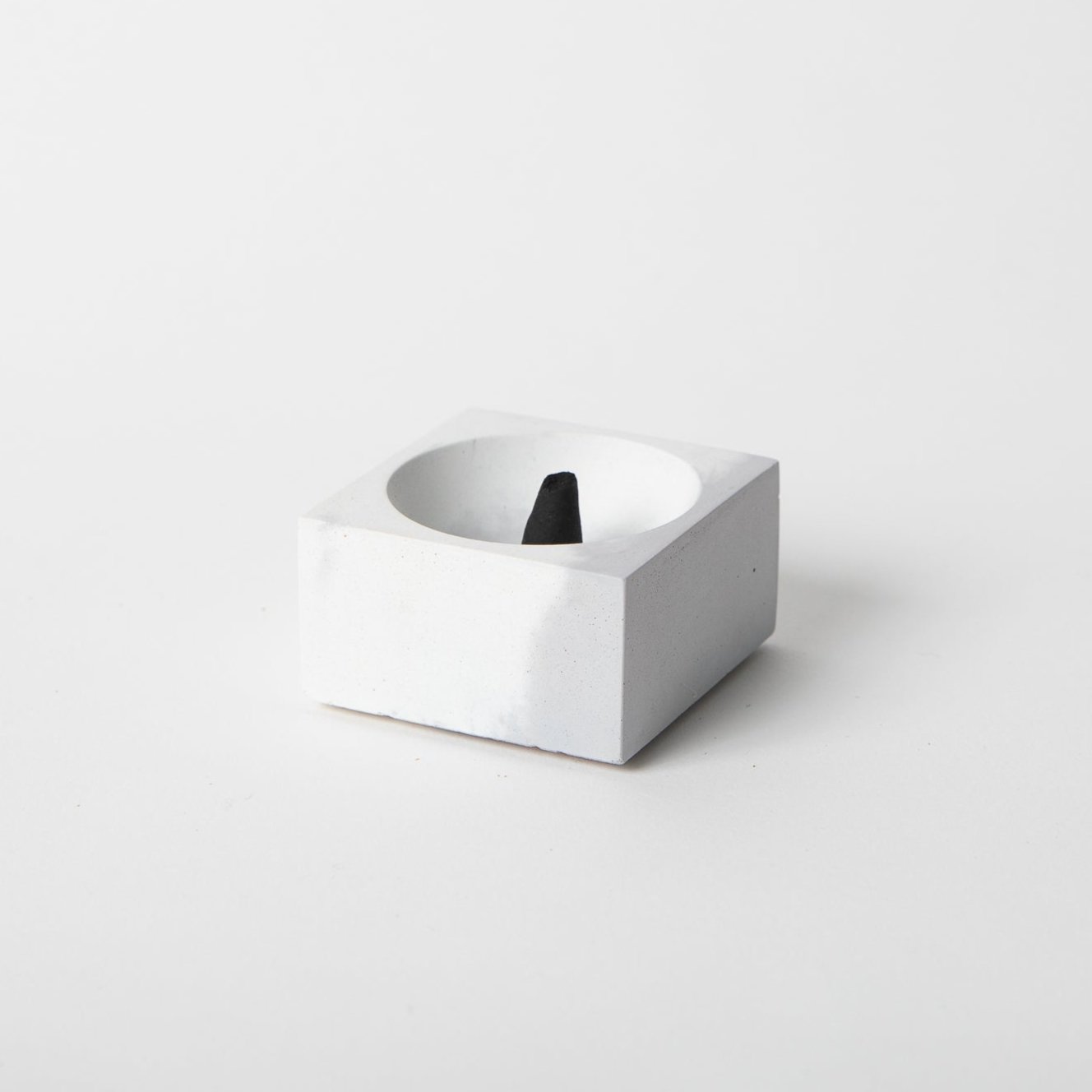 Square Incense Holder | Grey & White - pretti.cool