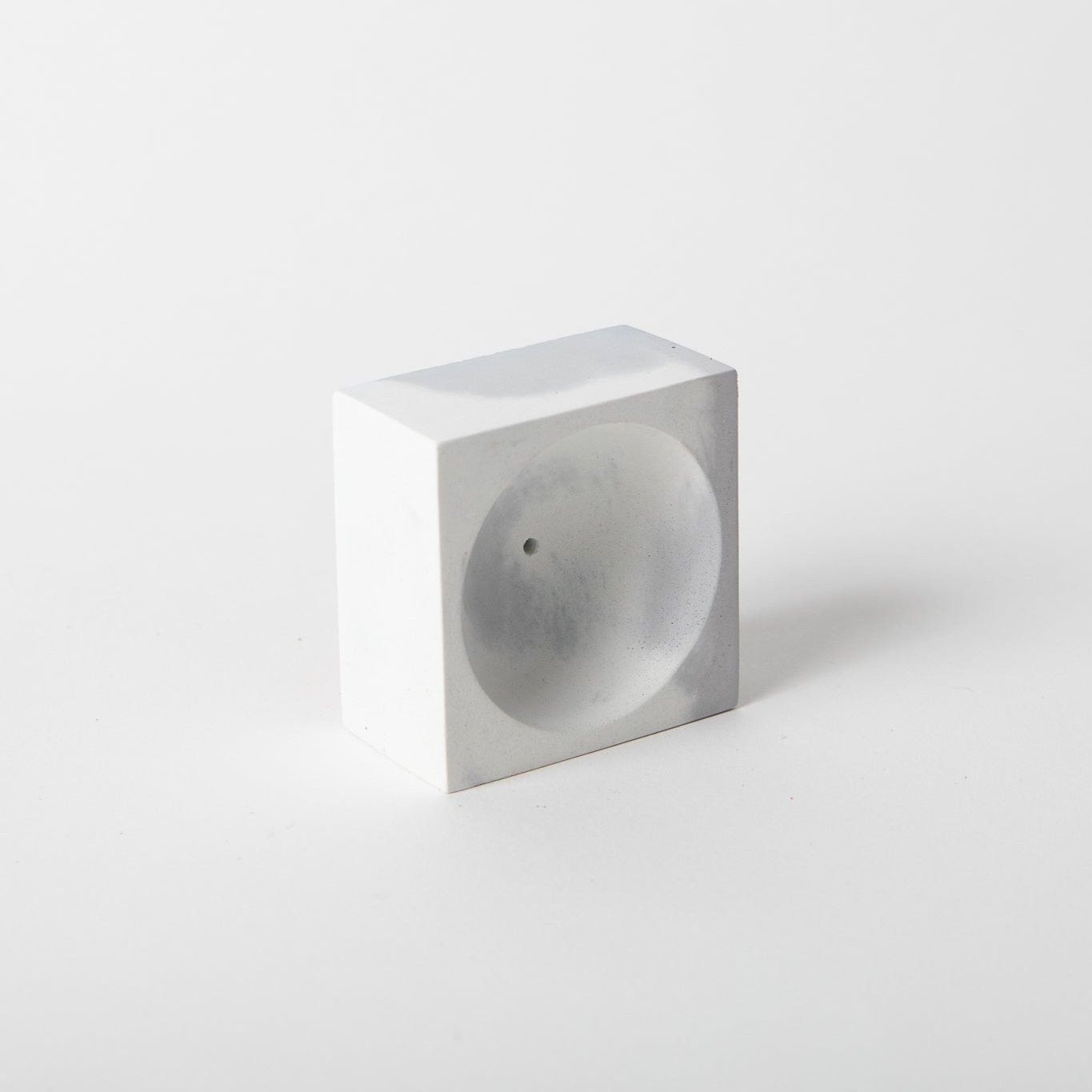 Square Incense Holder | Grey & White - pretti.cool