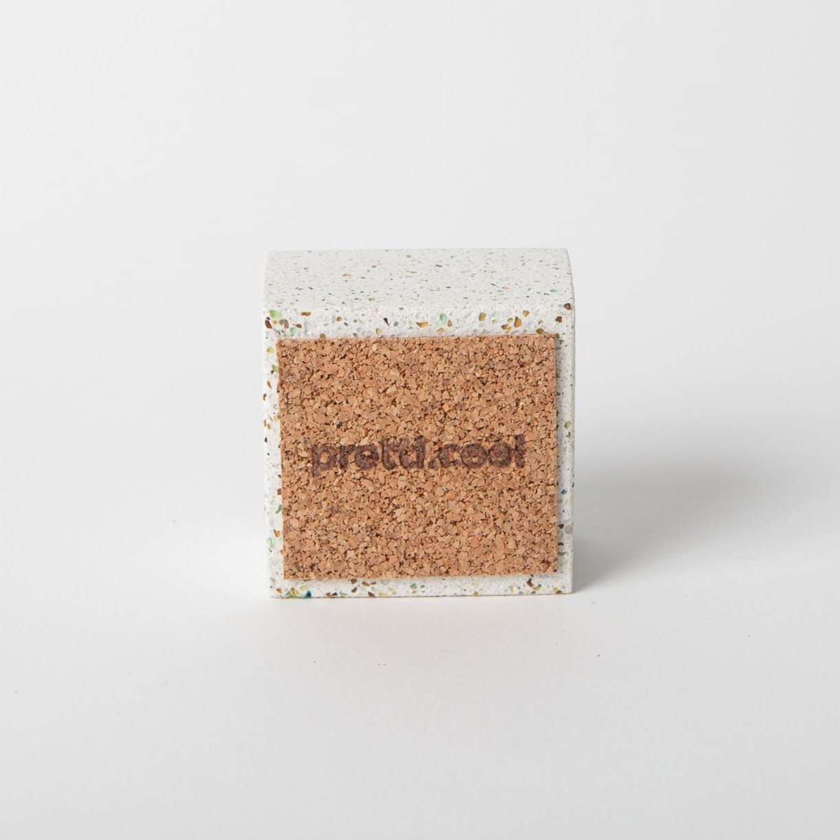 Square Incense Holder | White Terrazzo - pretti.cool