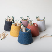 Matchstick Holder | Marigold Terrazzo - pretti.cool